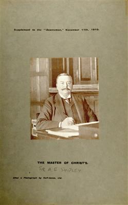 cc02072 Shipley 1910.jpg; cc02072; Sir Arthur Shipley; Photograph